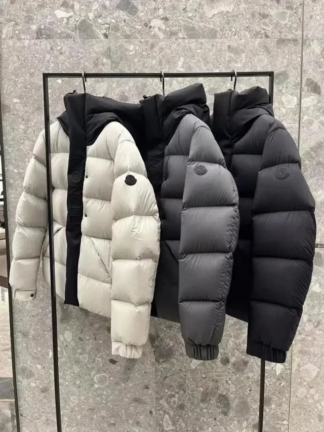 Moncler Down Jackets Hooded puffer jacket product detail image 3
