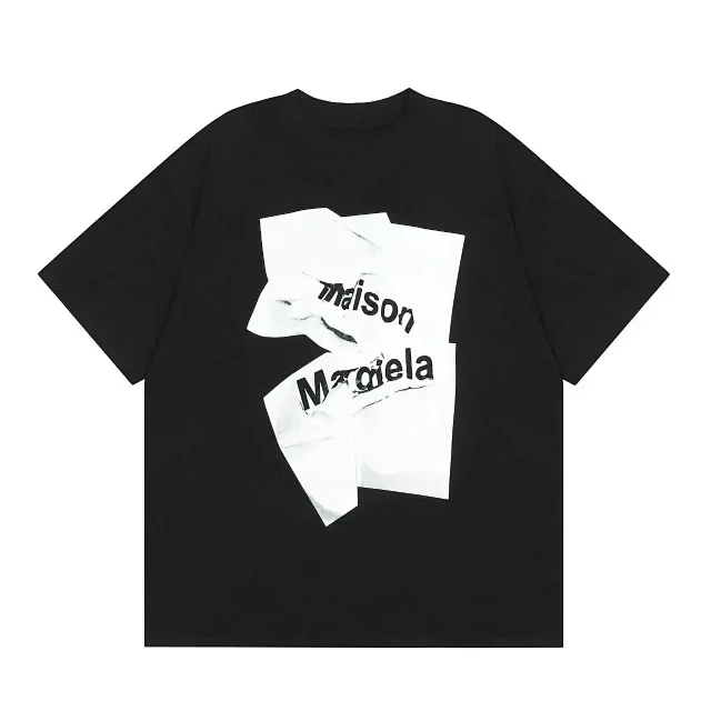 Maison Margiela T-Shirts Number logo graphic print product detail image 3