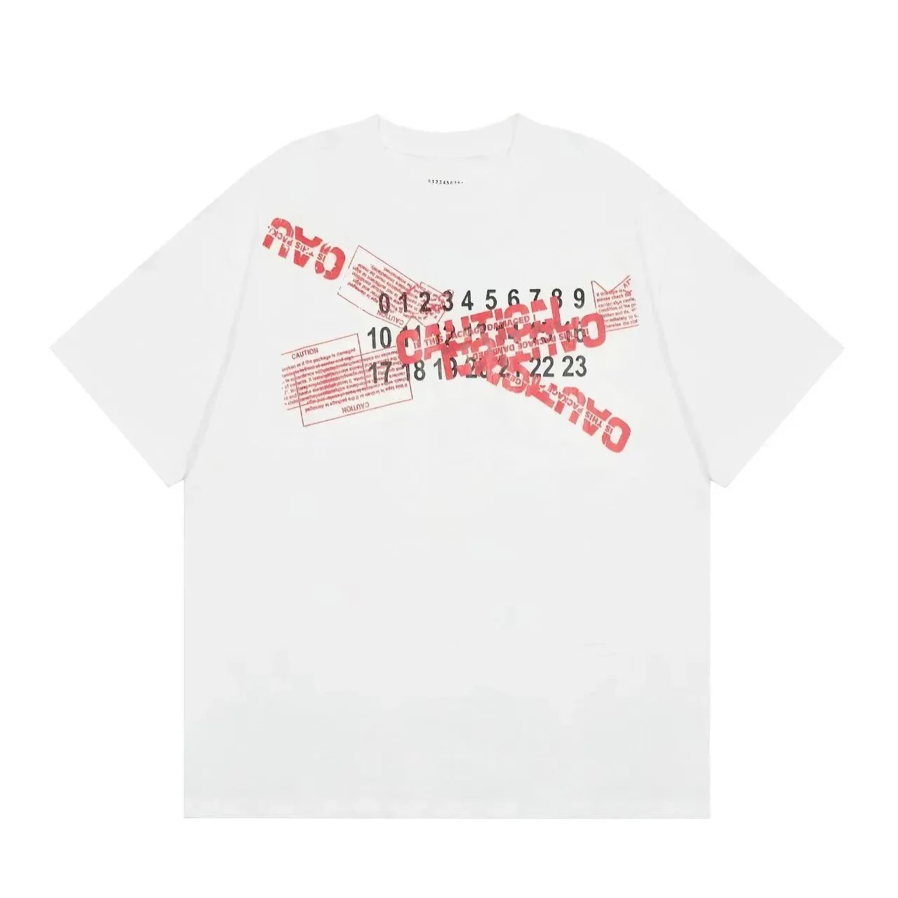 Maison Margiela T-Shirts Number logo graphic print — 04
