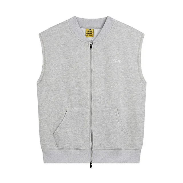 Corteiz Vests Zip-Up Sweat Vest with Kangaroo Pockets product detail image 4