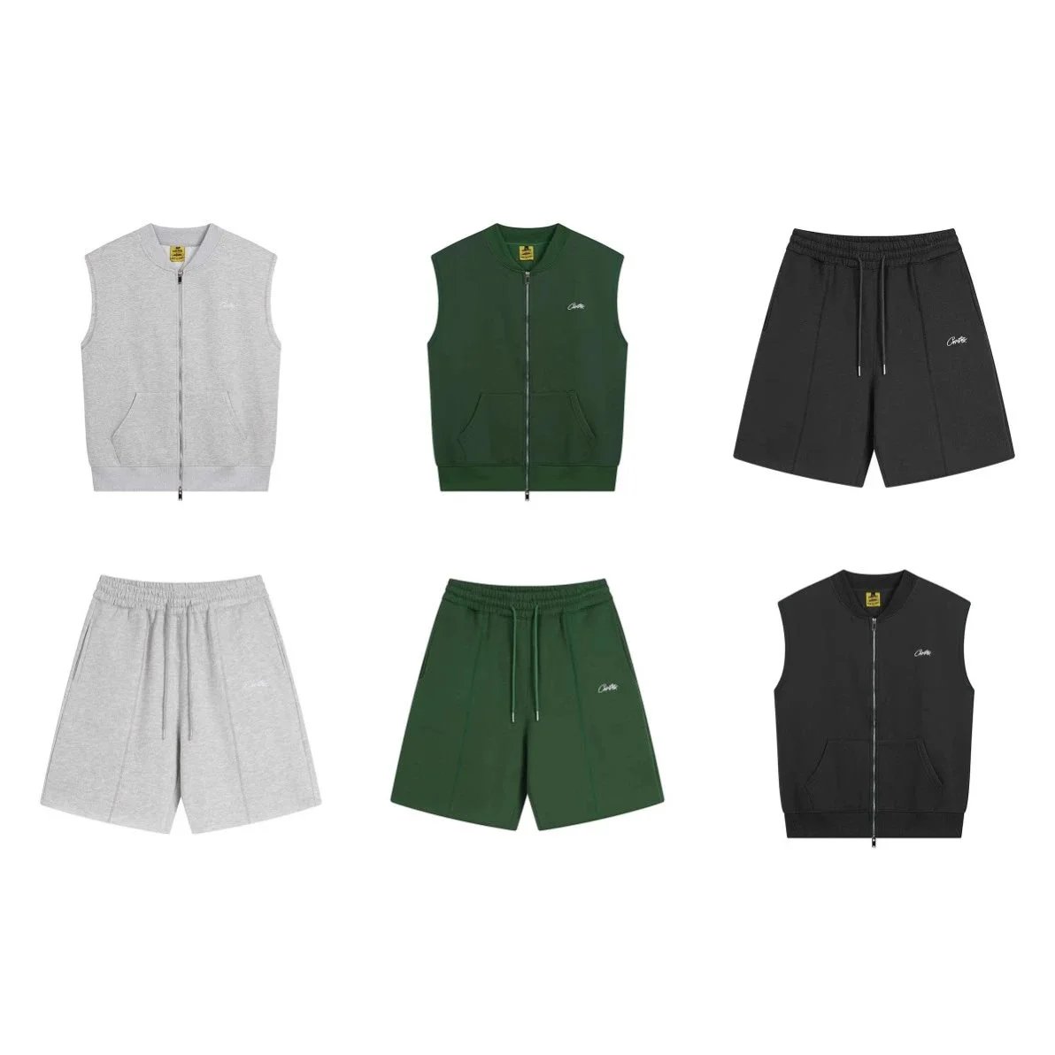 Corteiz Vests Zip-Up Sweat Vest with Kangaroo Pockets image 3