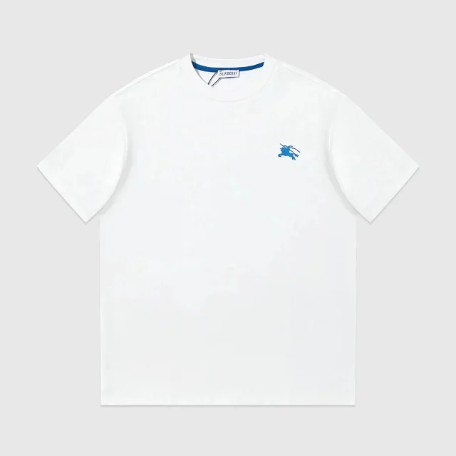 Burberry T-Shirts Short-sleeve logo and Equestrian Knight embroidered designs product detail image 4