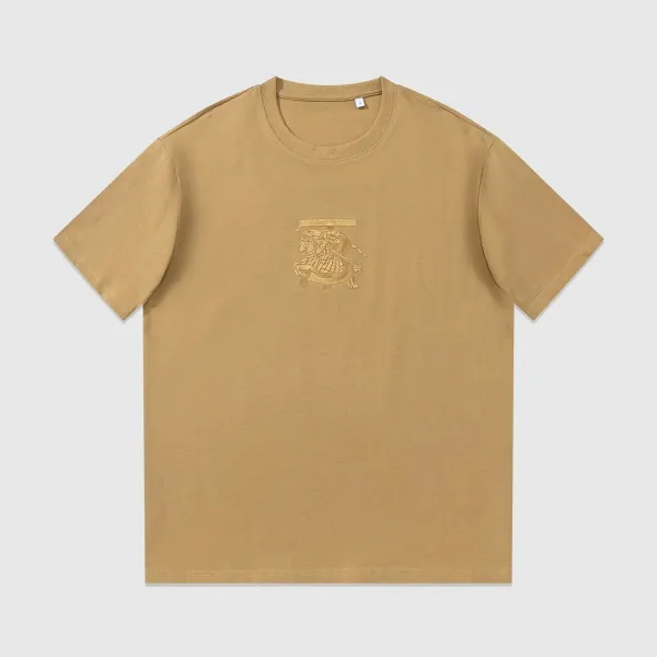 Burberry Monogram Dragon Embroidered Beige T-Shirt - 1