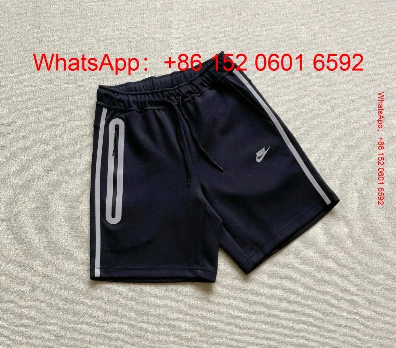Nike Shorts Drawstring with reflective side stripes and zip pocket — New Color 2