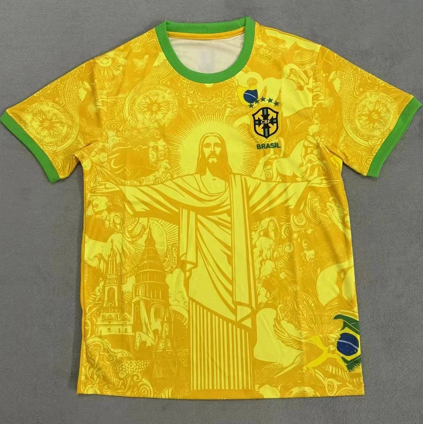 2024巴西基督像黄绿