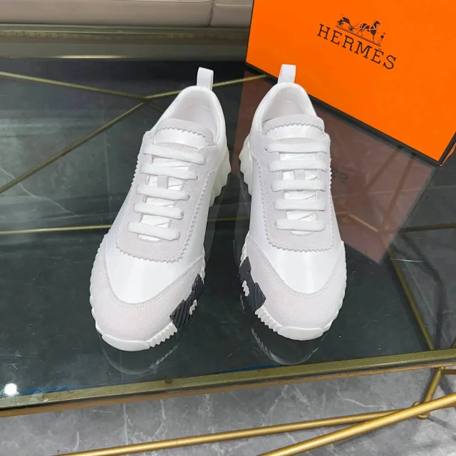 Hermès Sneakers Low-Top Lace-Up with Serrated Sole product detail image 5