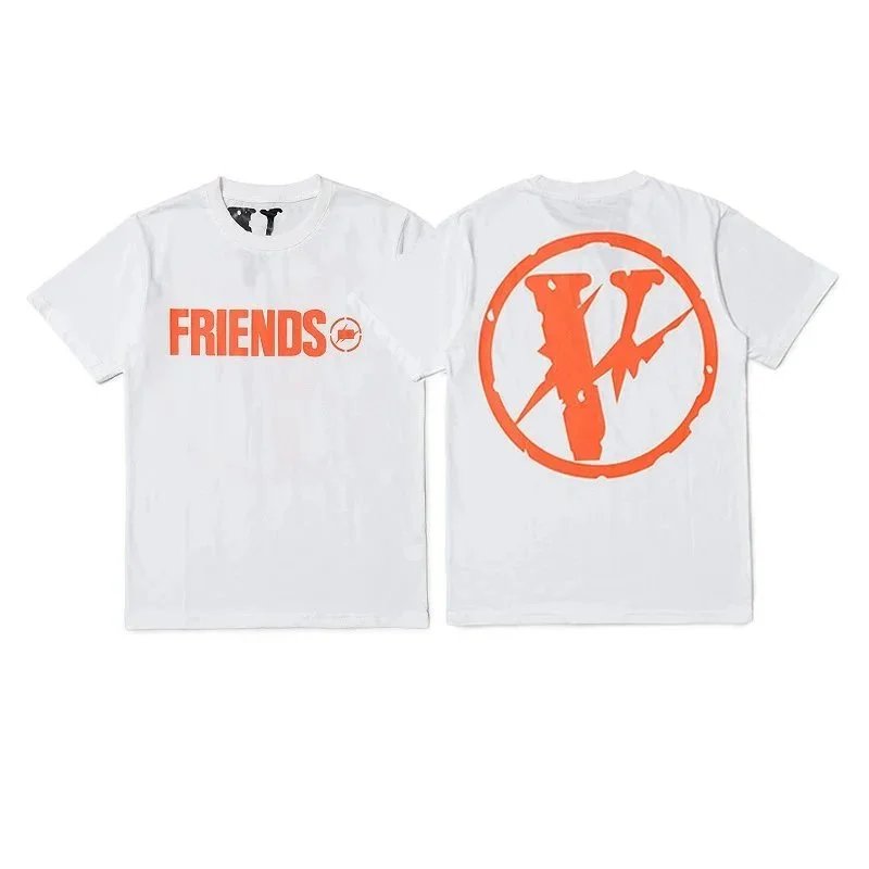 VLONE T-Shirts Short-Sleeve Graphic Logo T-Shirt — 25