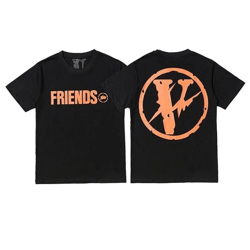 VLONE T-Shirts Short-Sleeve Graphic Logo T-Shirt — 24
