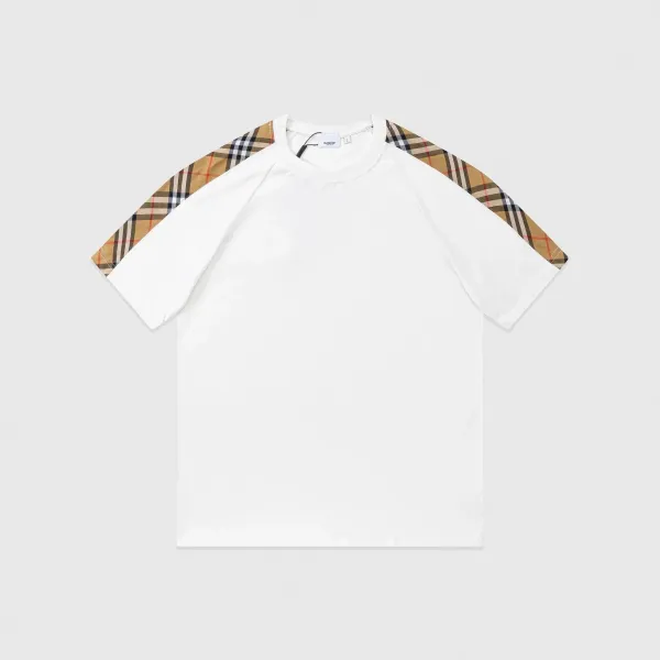 Burberry Vintage Check Sleeve T-Shirt White - 1