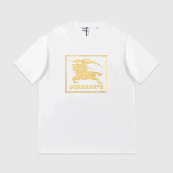 Burberry Equestrian Knight Graphic T-Shirt White - 1