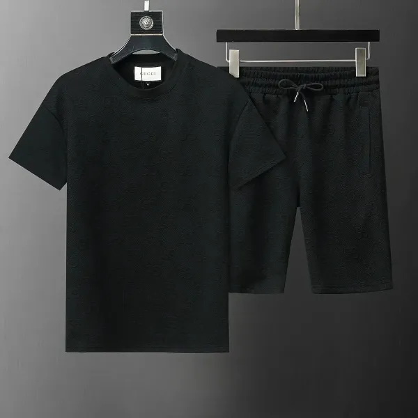 Prada Re-Nylon Triangle Print White T-Shirt and Shorts Set - 10
