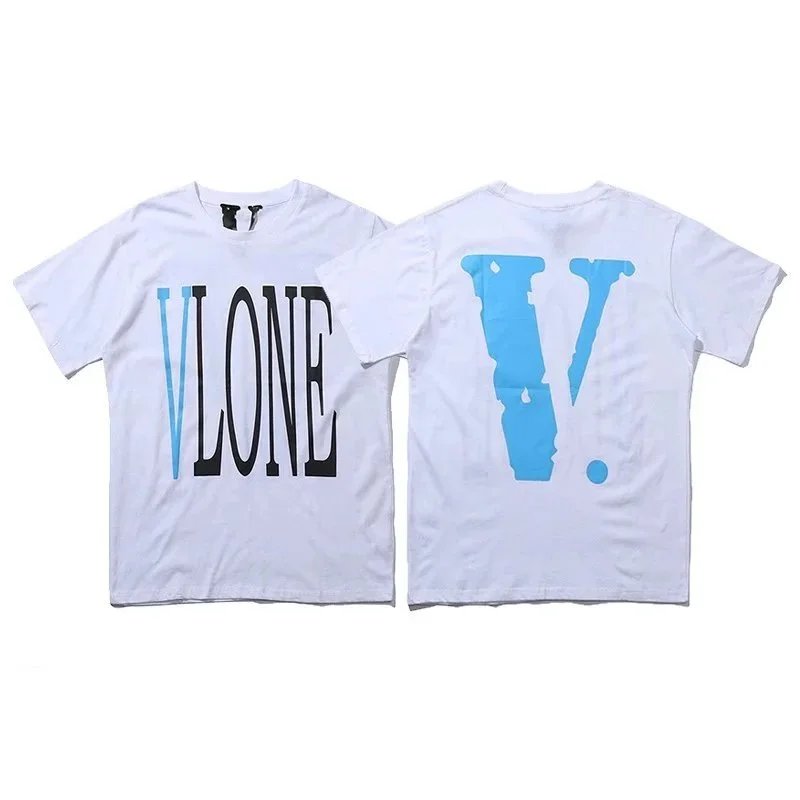 VLONE T-Shirts Short-Sleeve Graphic Logo T-Shirt — 38