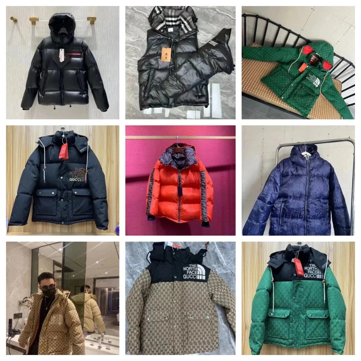 Down jacket (many brand)