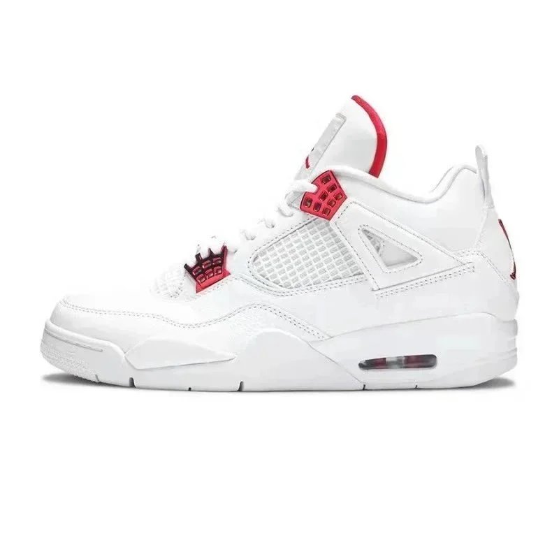 AJ4-White and Red Laces SKU image