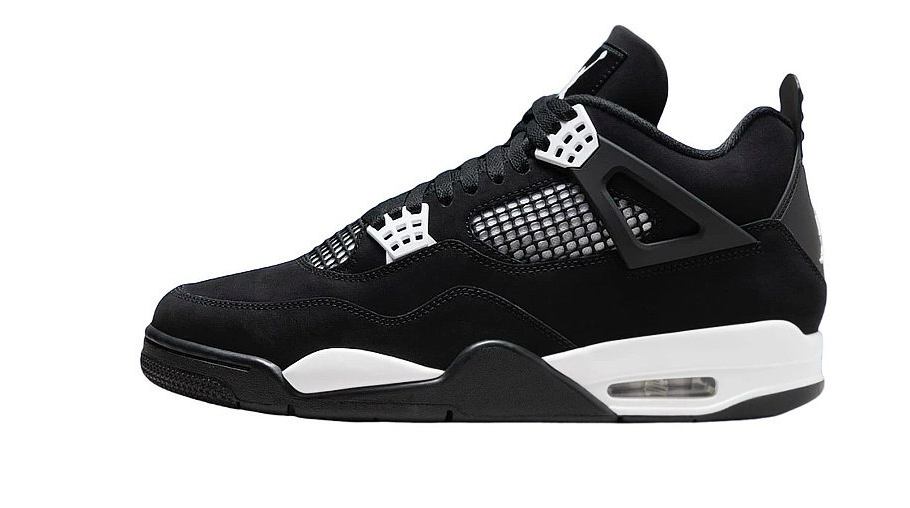 AJ4-Black and White SKU image