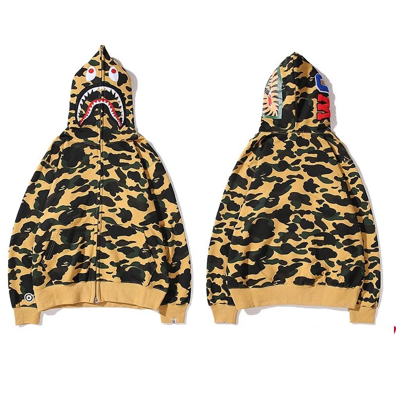 Yellow Camouflage Shark Jacket