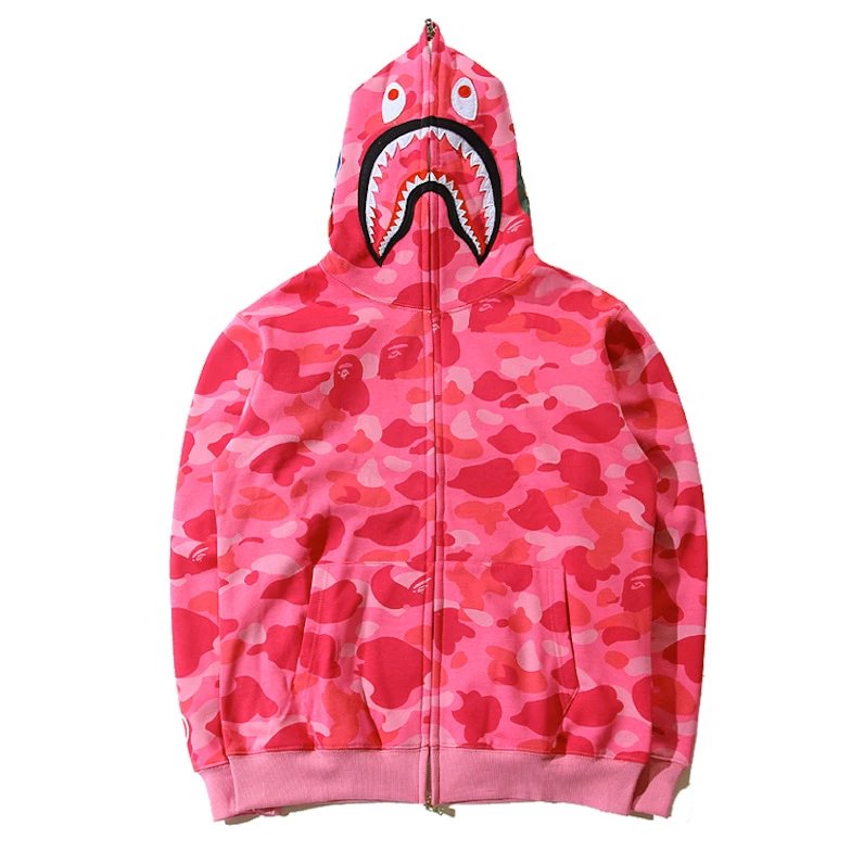 Pink Camouflage Shark Jacket