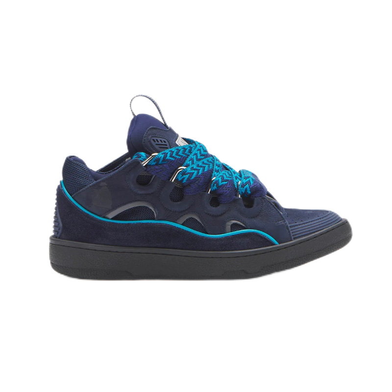 L*nvin - Women's Curb Leather Navy Blue Low Top SneakersCasual sneakers www.yupooz.com - 3344686
