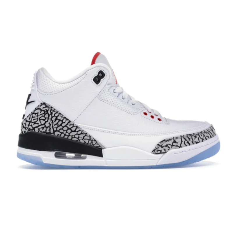 OG   3 Retro Free Throw Line White Cement Casual sneakers www.yupooz.com - 3345758