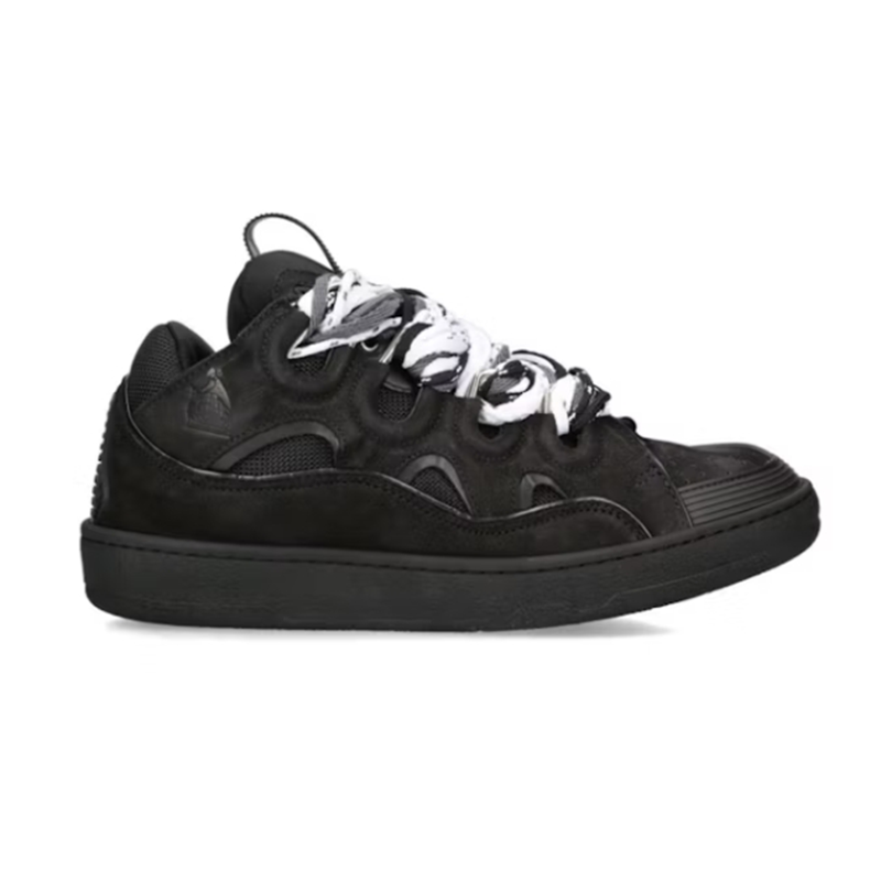 Balenciaga Triple S Black Sneakers with Unique Lace Design - 2885896