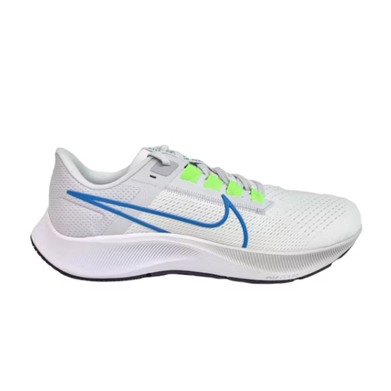 Nike Air Zoom Pegasus 38 Running Shoes - White/Blue/Green - 2429590