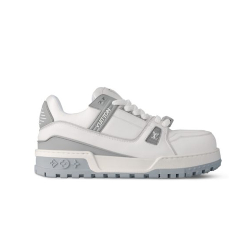 Mens White and Grey TrainersCasual sneakers www.yupooz.com - 3344682