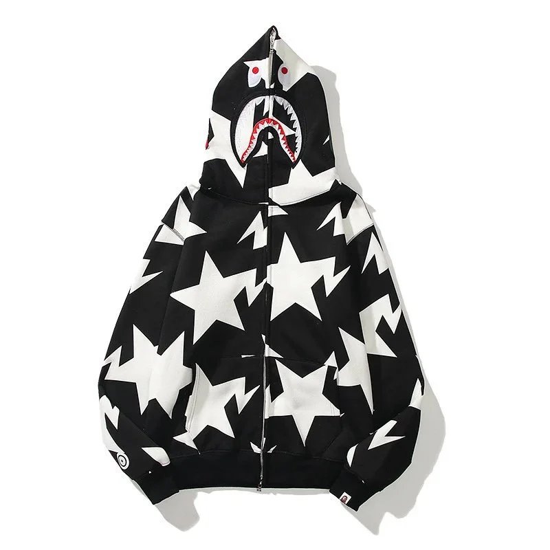 black and white stars