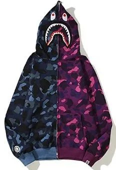 Blue and purple camouflage