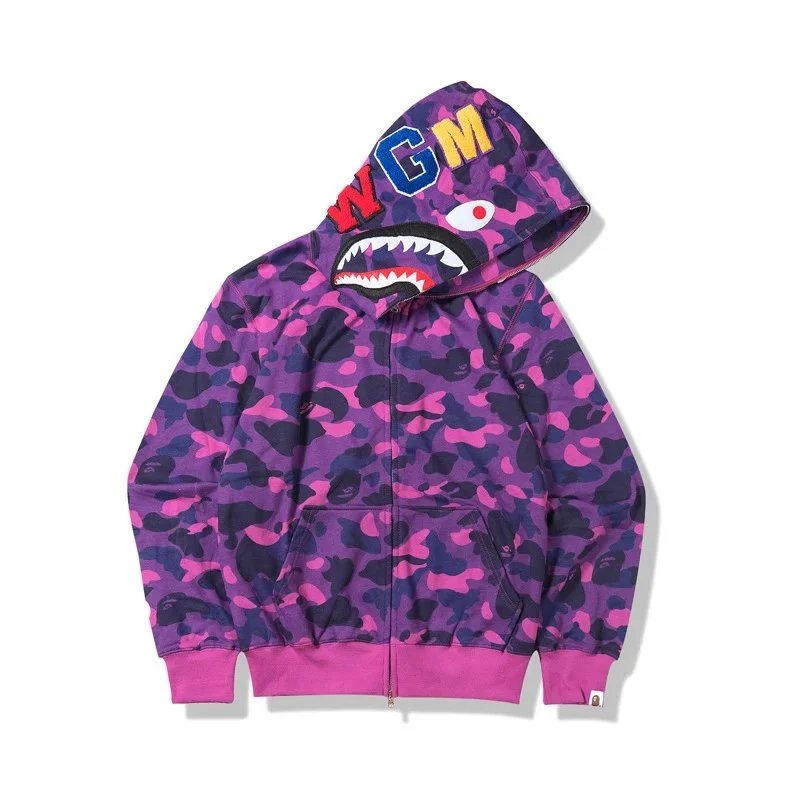 Ape Zipper Hooded Sweatshirt