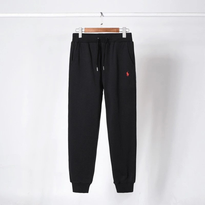 Black and red marked pants