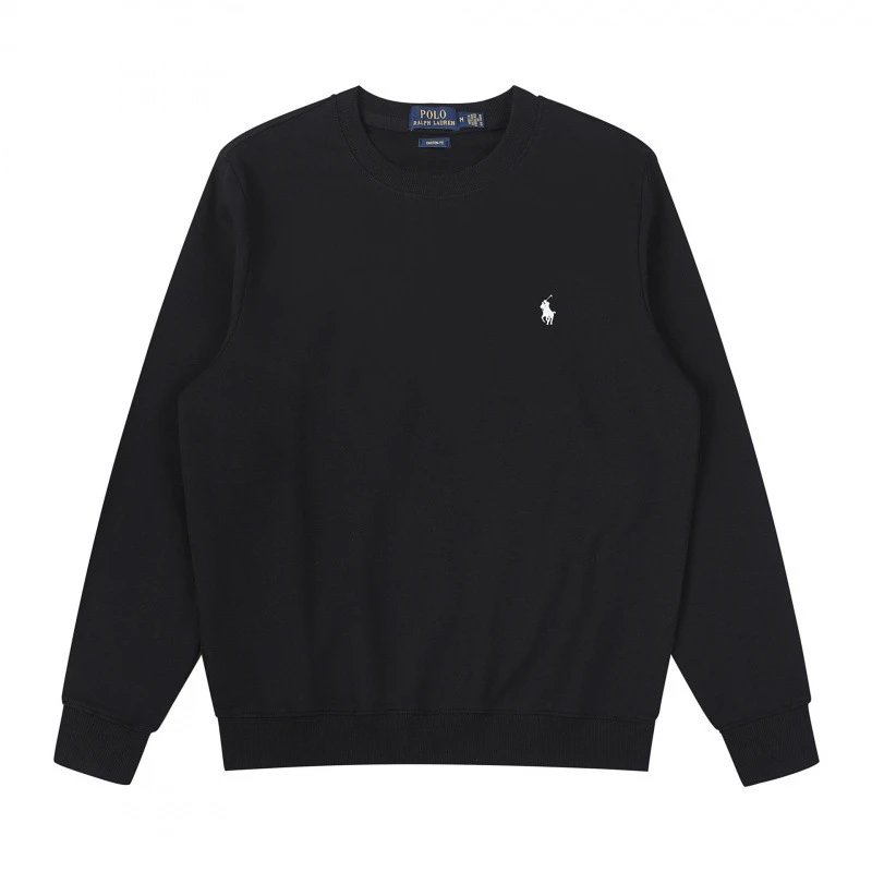 Round neck black white label