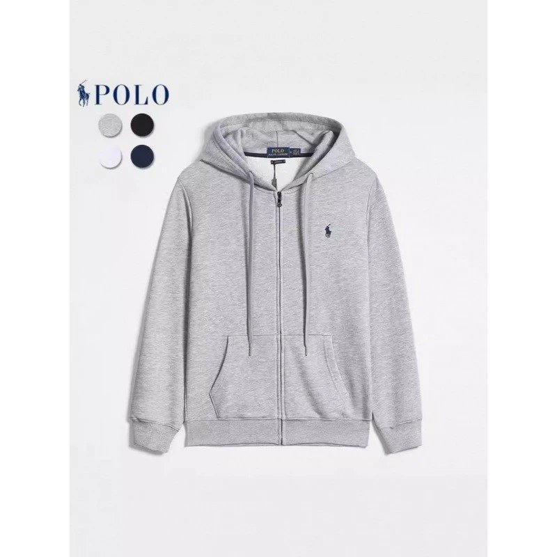 Zipper gray label black label