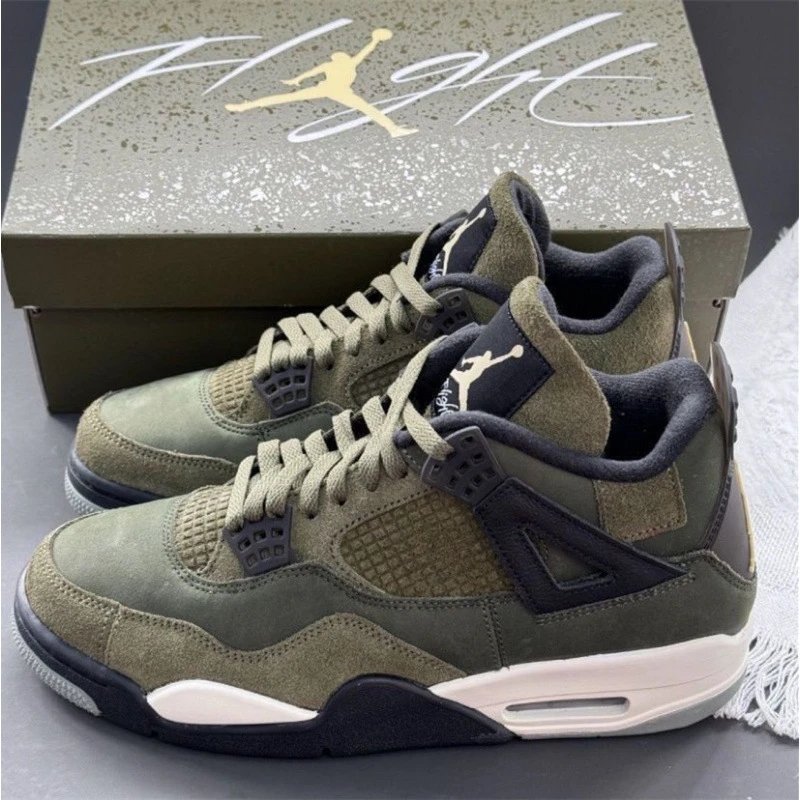 New AJ4 - Army Green