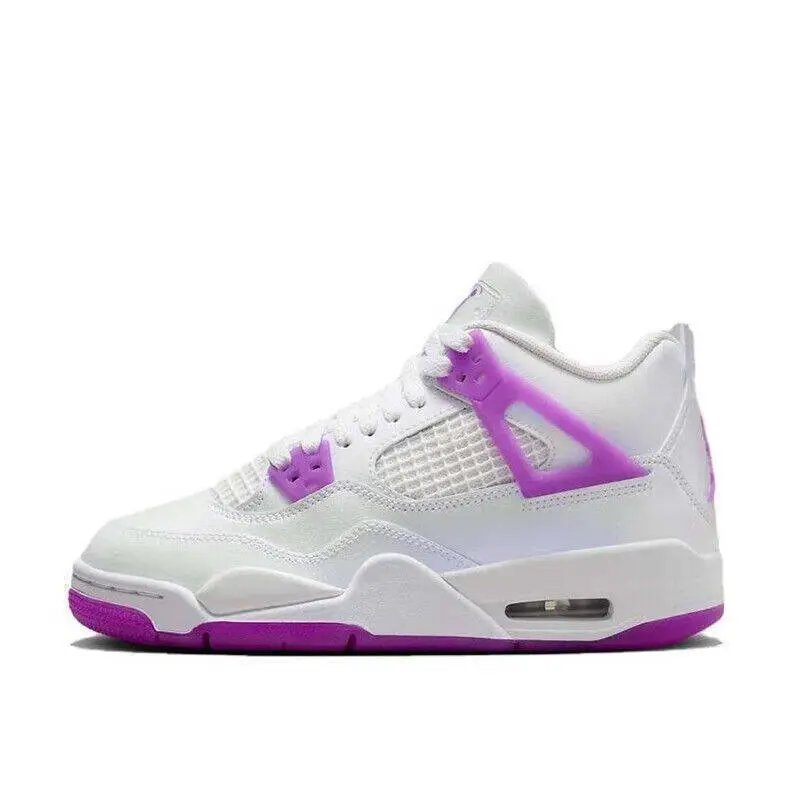 New AJ4 - White/Hot Pink