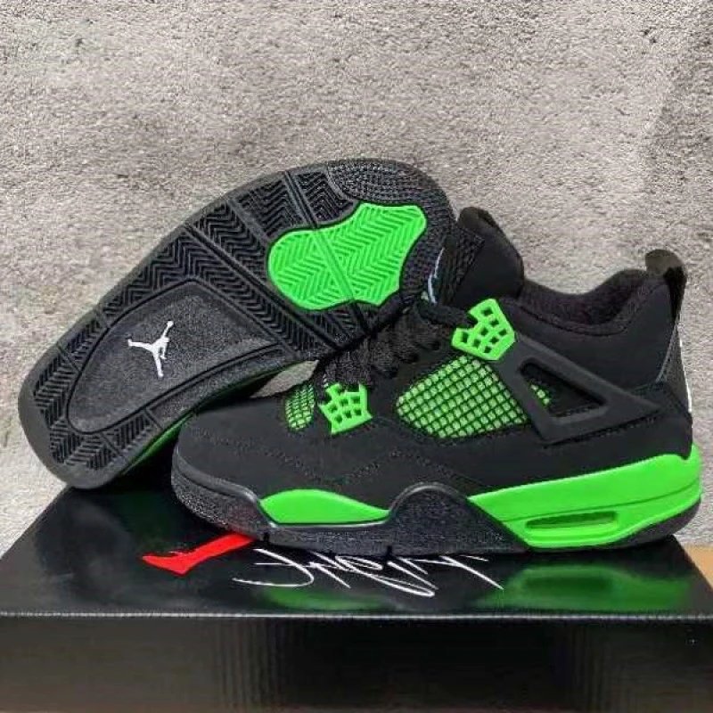 New AJ4 - Neon Green