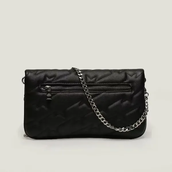 Philipp Plein Wing Embossed Clutch Black Chain Bag Clutches - 9