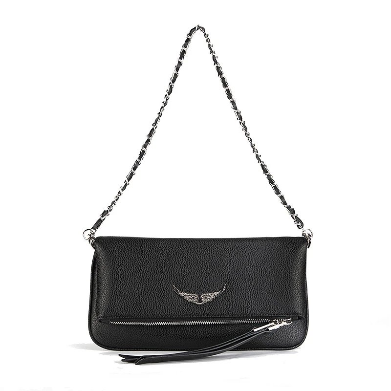 Philipp Plein Wing Embossed Clutch Black Chain Bag Clutches - 15