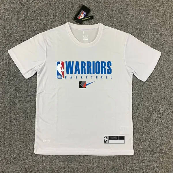 Nike Golden State Warriors Dri-FIT Practice T-Shirt White - 1