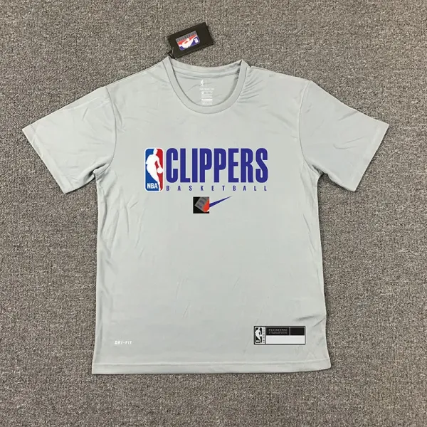 Nike NBA Clippers Practice T-Shirt Gray - 1