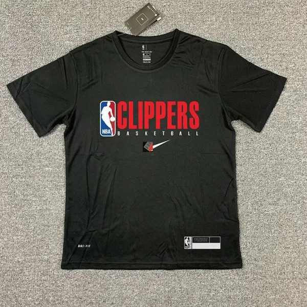 Nike NBA Clippers Practice T-Shirt Black - 1