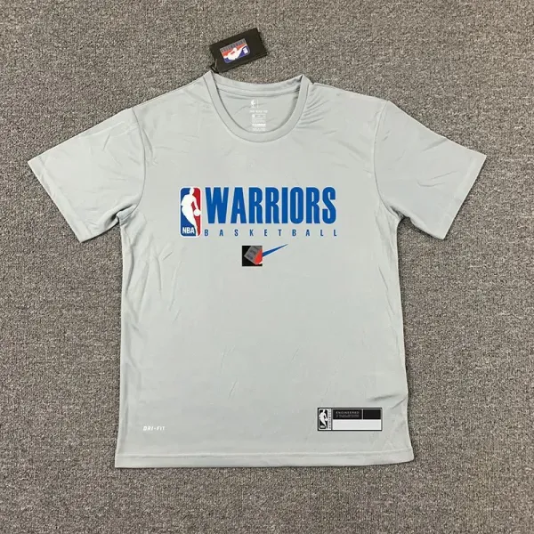 Golden State Warriors NBA Dri-FIT Practice T-Shirt Gray - 1