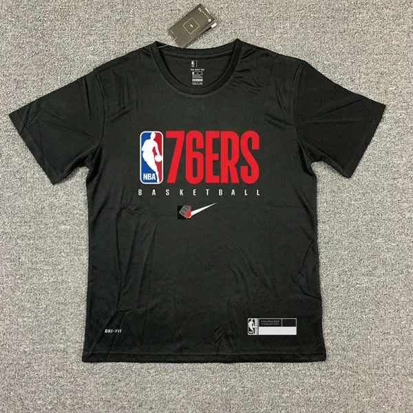 Philadelphia 76ers NBA Dri-FIT Practice T-Shirt Black - 1