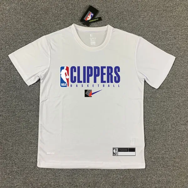 Nike NBA Clippers Practice T-Shirt White - 1