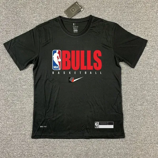 Nike Chicago Bulls NBA Dri-FIT Practice T-Shirt Black - 1