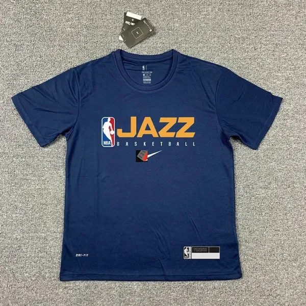 Nike NBA Utah Jazz Dri-FIT Practice T-Shirt Navy - 1