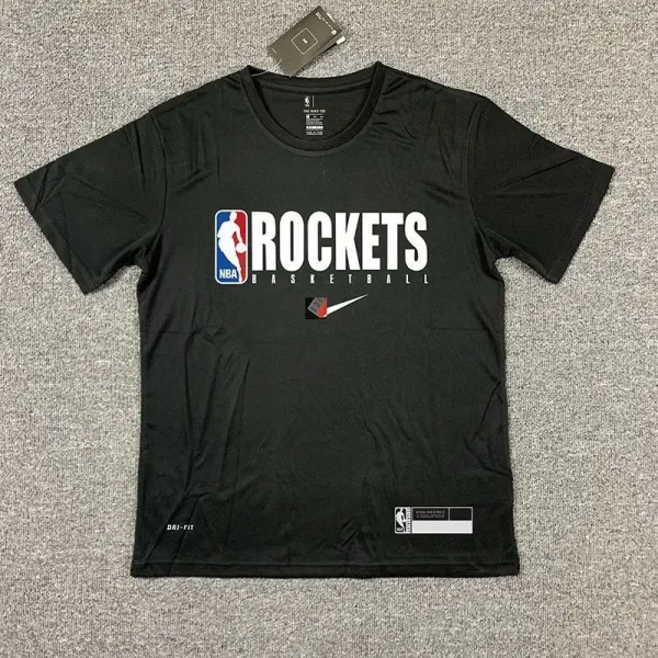 Nike NBA Houston Rockets Practice T-Shirt Black - 1