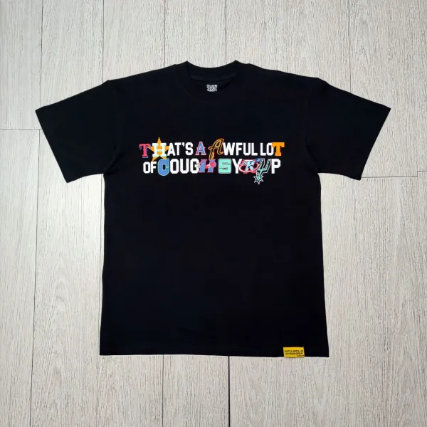 Design Cough Syrup x Paralatos Sugar Skull Eagle Graphic T-Shirt White T-Shirts - 13
