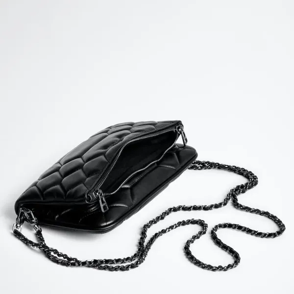 Philipp Plein Wing Embossed Clutch Black Chain Bag Clutches - 6