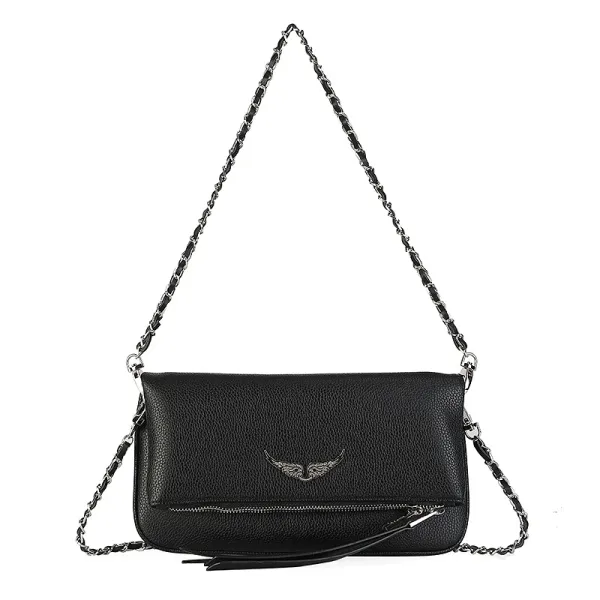 Philipp Plein Wing Embossed Clutch Black Chain Bag Clutches - 17