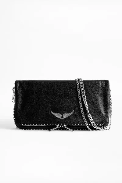 Philipp Plein Winged Clutch Black Chain Strap Clutch Clutches - 1